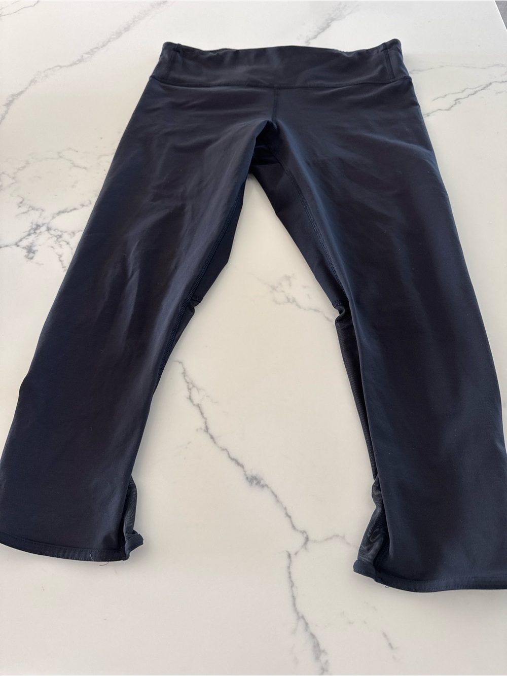 lululemon athletica Black Capri Leggings
